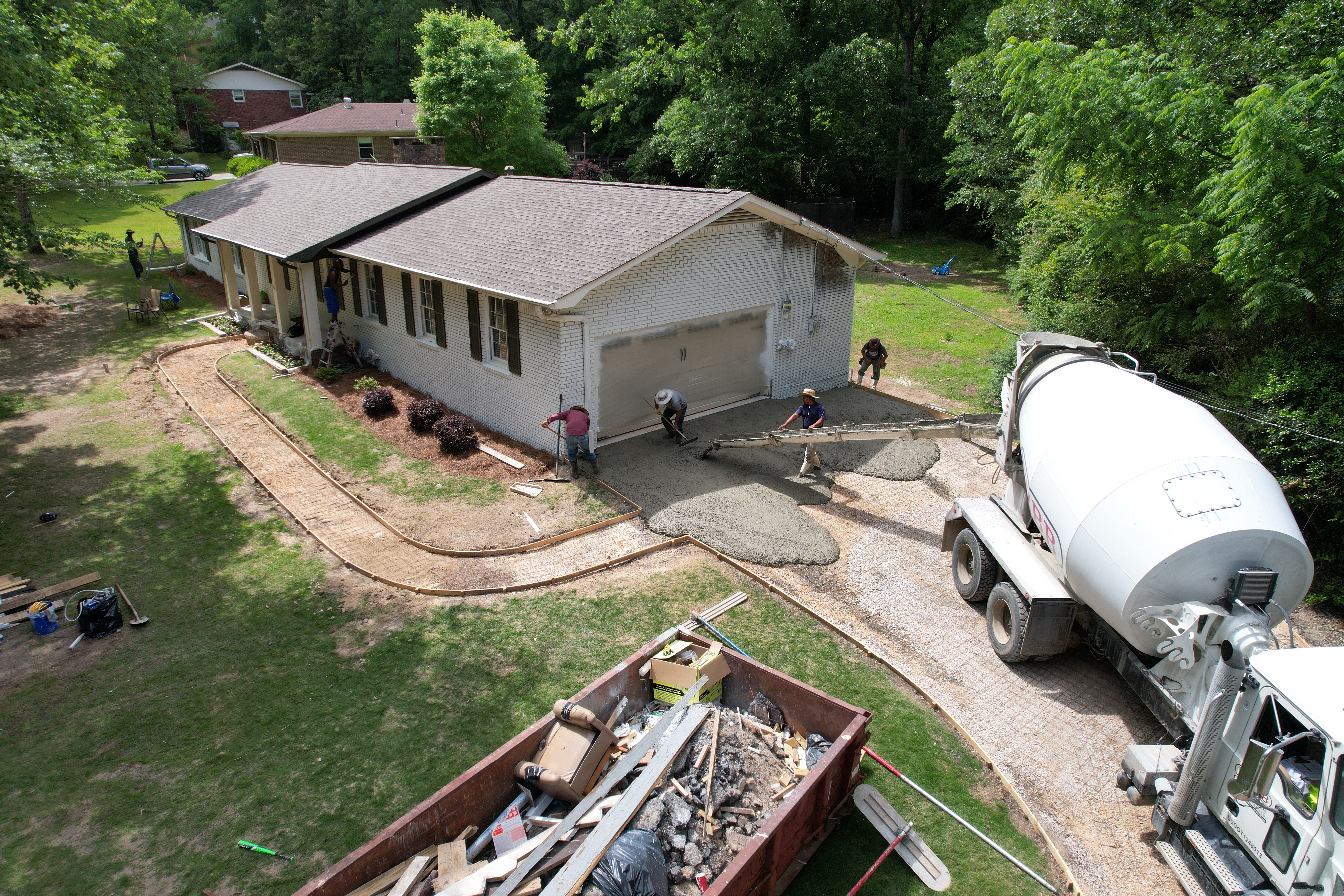 Residential Exterior Remodel and New Driveway